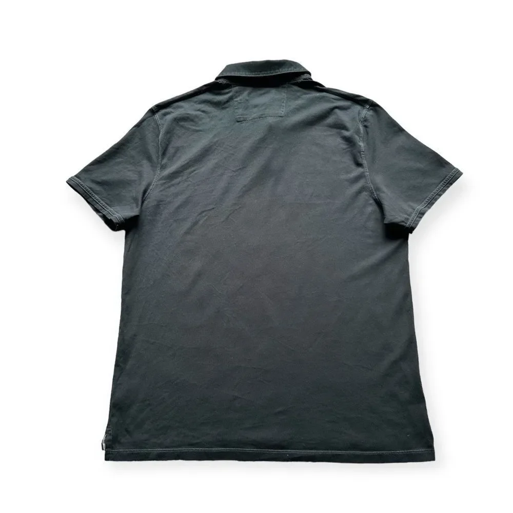 🔃Banana Republic Men’s Black Fitted Pima Cotton Short Sleeve Polo Shirt